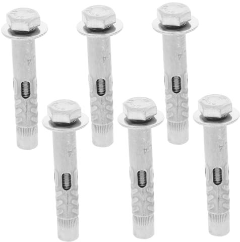 GARVALON 6stücke Sechskantschrauben Als Ankerbolzen Dehnschraubenbolzen Mit Außenmutteranker Für Befestigung Dehnschraubenanker Geeignet Für Verschiedene Installationen