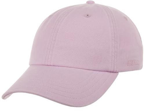 Stetson Rector Basecap - Cap für Damen/Herren - Sonnenschutz-Cap aus Baumwolle (UV-Schutz 40+) - Baumwollcap größenverstellbar (55-60 cm) - Baseballcap Sommer/Winter Altrosa One Size