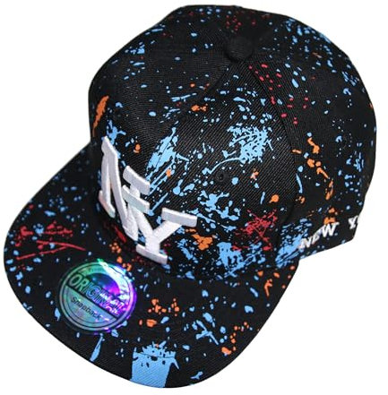 NY Baseball Snapback Cap New York originelle Caps für Coole Typen (FRA blau)