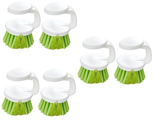 Garneck 6pcs Dish Scrubber Brush for Kitchen Dishes Dishwashing Brush Soft Material