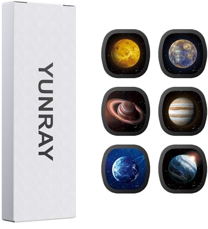 YUNRAY Galaxy Projector Disc – Ultra HD Projector Slide, Compatible with YUNRAY Galaxy Projector Pro and Model SKE-TKQ01 & BL-DQY02 (Pro Version) Projectors – 6 Disc Set