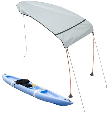 Auvent pour parasol de kayak, pare-soleil pour bateau | Pare-soleil pour tente de plage pour kayak - Kit de matériel de base de montage pour parasol de bateau et kayak pour la pêche en plein air