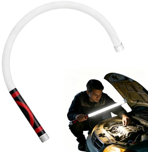Hojalis Flexible LED Light Stick, Biegsame Arbeitsleuchte Mit 3 Helligkeitsmodi, Biegsame LED Arbeitsleuchte, LED-Taschenlampenstäbe Für Kfz Reparatur, Inspektion in Engen Räumen, Wasserdicht