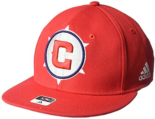 adidas Herren MLS SP17 Fan Wear Oversized Logo FVF Gap, Herren, MLS SP17 Fan Wear Oversized Logo FVF Cap, rot