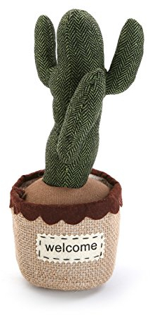 Versa 20270208 Sujetapuertas Cactus Tela Multicolor 13 x 13 x 33 cm