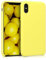 kwmobile Housse Compatible avec Apple iPhone X Coque - Housse de téléphone Protection Souple en TPU Silicone - Jaune Pastel