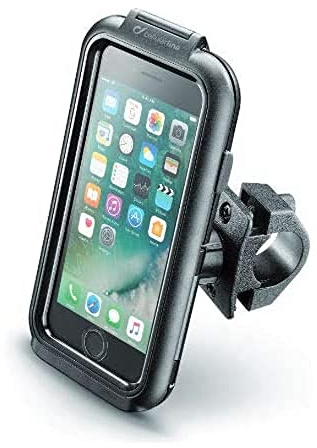 INTERPHONE CellularLine SMIPHONE8 | Supporto da Manubrio Moto per Cellulare Dedicato Iphone8 Iphone7 - Impermeabile
