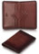 A-SLIM Bifold Leather Card Holder | Slim Compact Wallet | RFID Blocking | For Men & Women | Doku (Burnished Tan)