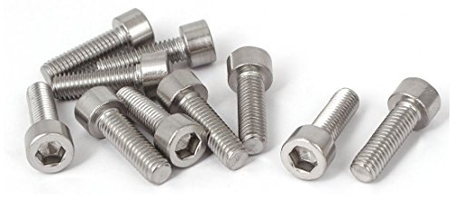 M6 x 20 mm 316 acero inoxidable métrico Hex Socket Cap Tornillos 10 unidades