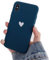Ubeshine Hülle für iPhone XS/X - Kreatives 3D Muster Schutzhülle Ultra Dünn TPU Silikon Handyhülle Bumper - Chic Bling Herz Kratzfest Case
