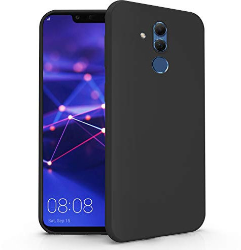 N NEWTOP Cover Compatibile per Huawei Mate 20 Lite, Custodia TPU SOFT Gel Silicone Ultra Slim Sottile Flessibile Case Posteriore Protettiva (Nero)