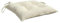 vidaXL Stuhlkissen 4 STK., Sitzkissen mit Bändern, Sitzauflage Outdoor Indoor, Stuhlauflagen Kissen für Gartenstuhl, Cremeweiß 40x40cm Oxford-Gewebe