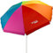Aktive 62220 - Sombrilla de playa, Ø180 cm, con protección UV filtro 50, mástil Ø22-25 mm, incluye bolsa para transportarla, Sombrilla playa plegable, estampado multicolor, Aktive Beach,