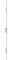 Serrure à Encastrer Multipoints, 3 Points, NF QC TRIMAX, 2x2 Pênes Ronds, Hauteur 2040 mm, Sans Gâches, Verrouillage Par 3 Points, Axe 50 mm, Entraxe 70 mm, Carré 7 mm, THIRARD