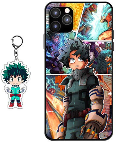 Staremeplz Compatible with iPhone 11 Pro Case With Anime Figure Design [With Keychain], Soft Silicone TPU Cartoons Protective Phone Case for iPhone 11 Pro