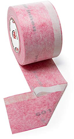 Alfa 1x Fensteranschlussband Innen 150 mm x 25 m rosa Profi-Qualität diffusionsoffenes Fensterdichtband für den Innenbereich