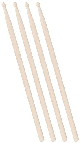 Baguettes de batterie de jazz, kit de batterie d'accessoires d'instrument Baguettes de batterie 5A Baguettes de batterie 5A Matériel d'érable pour les jeunes batteurs pour adultes(M02769)