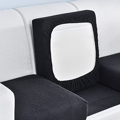 Sofa Seat Cushion Cover-Highly Elastic Seat Cover,Living Room Sofa Seat Cover Furniture Cover Non-Slip and Soft, with Elastic Bottom
