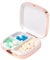 Tragbare Reisemedizinbox aus Metall / 3-8 Fächer (Pink)