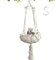 kathson Makramee-Katzen-Hängematte mit Kissen, handgewebtes Katzenbett, hängende Boho-Kätzchen-Schaukel zum Spielen, Schlafen, Klettern und Faulenzen (L)
