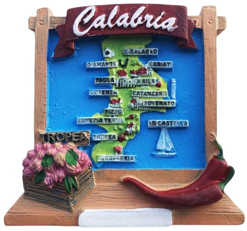 3D Tropea Kalabrien Italy Kühlschrankmagnet Reise Souvenir Kühlschrank Magnet Aufkleber Handbemalt Handwerk Kollektion