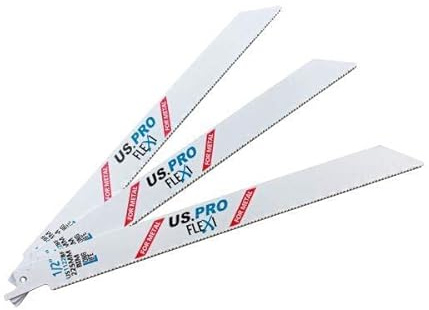 5 x 225mm 14tpi Reciprocating Body Saw Blades Metal Makita Bosch bimetal US Pro