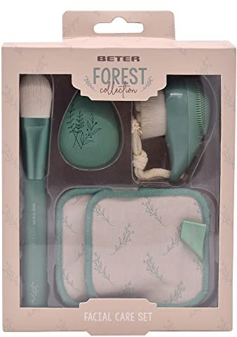 Beter - Set de Cuidado Facial Completo y Sostenible - Estuche Regalo de Limpieza Facial - Forest Collection