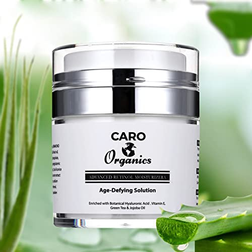 Retinol Face Cream with Hyaluronic Acid & Vitamin E - The Best Anti Aging Cream to Reduce Wrinkles & Age Spots Day & Night cream. Best Age-Defying Solution. 50ml