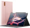 INFILAND Galaxy Tab S10 Ultra/ S9 Ultra Case, Multi-Angle Stand Cover Compatible with Samsung Galaxy Tab S10 Ultra/ S9 Ultra SM-X926/910/916/918 Tablet [Auto Wake/Sleep], Rose Gold