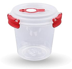 Bestlivings Frischhaltebox mit Deckel - Fresh System 0,64 Liter - Joghurt Dose - Rot