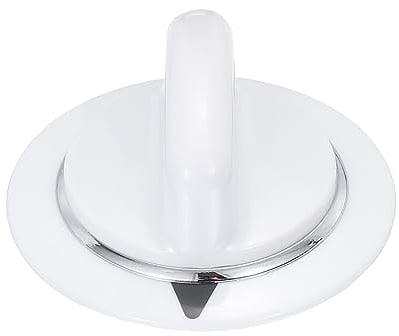 sourcing map WE1M654 Dryer Timer Knob Control Knob with Metal Ring Replaces WE01M0443 AP3995098 1264290 WE1M443 for Electric Washers Dryer
