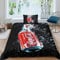 GIOSBR Coca - Cola Mädchen Junge Kinder Bettbezug Set 3D Gedruckter Bettwäschegarnitur Reissverschluss Bettwäsche Und Kissenbezüge Weich Microfaser 2 Teilig Single（135x200cm）