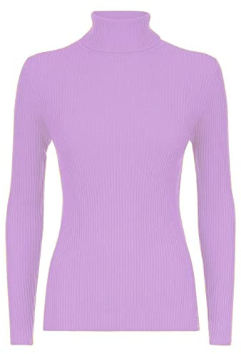 VEARZ® Womens Turtle HIGH Neck Jumper ! Ladies Long Sleeves Polo ROLL Neck Tops Ribbed Stretchy Pull Over Sweater Plus Size UK