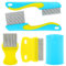 5Pcs Peigne à Poux, Peigne Anti Poux en Acier Inoxydable, Peigne Anti Puces Extra Fin Double Face, Peigne poux et Lentes, Peignes D'élimination des Poux, pour Enfants, Adultes et Animaux de Compagnie
