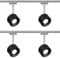 4er Set Paulmann URail Spot Schienensytem Stangensystem 230V Chrom matt inkl. LED Leuchtmittel (95374.04)
