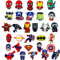 31 pièces Pins Croc Charmes de Chaussure Croc Decoration Croc Enfants Charms Croc Super Heros pour Enfants et Adultes, Décorations Sabots, Bracelets, Sacs, Cadeaux DIY