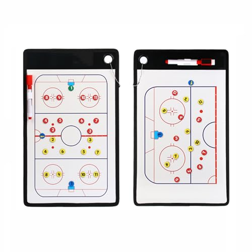 ForceRoute Premium Magnetisch Taktikmappe,Klappbare Magnets Taktiktafel,Multifunktional Taktiktafel,Einfach Zu Bedienen Und Zu Tragen,Taktikbrett FüR Eishockey,FüR Taktiken Und Spielanpassungen