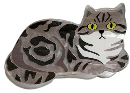 Haarspangen In Tierform, Katzen Haarspangen Kleine Klauen Clips Für Mädchen Lustige Acetat Tier Haarspangen Katzen Haarspangen Katzen Haustierhaarzubehör Katzenliebhaber Geschenke