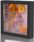 Elitecran 3D Bilderrahmen zum Befüllen, Bilderrahmen Tief 20x20 cm für Objekt bis 3cm,Objektrahmen mit bruchsicherem Acrylglas,3D Rahmen für Deko Wand/Geschenk,mit 3M Led Lichterkette
