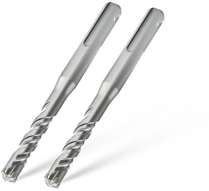 CSOOM SDS Plus Bohrer 8x110 2pcs，Professionell Betonbohrer，Ideal zum Bohren in Stein, Beton, Naturstein, Ziegelmauer