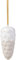 like. by Villeroy & Boch – Winter Glow Ornament Tannenzapfen Beige, Baumschmuck, Weihnachtsdekorationen, Deko Weihnachten, Christbaumschmuck, Premium Porzellan