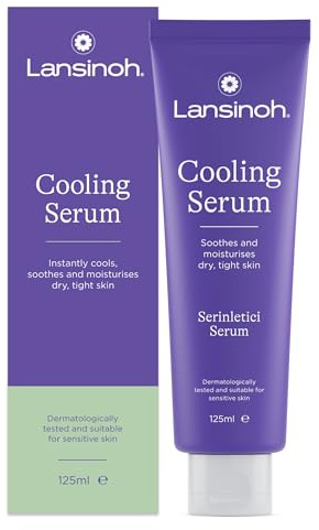 Lansinoh Cooling Serum - Instantly cool & calm dry, tight skin - 125 ml | Pregnancy & Postpartum - Dermatologically tested & Suitable for Sensitive Skin
