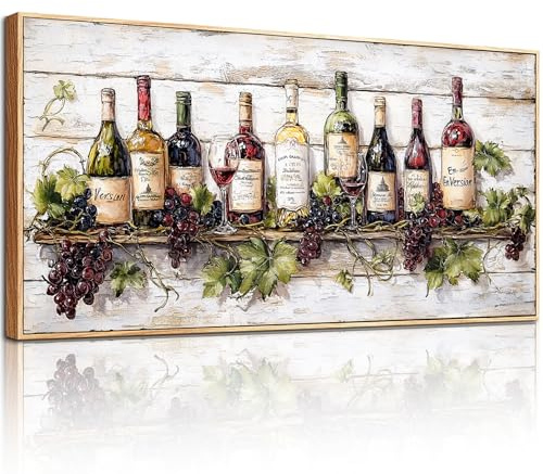 hyidecorart Moderne Wandbilder mit Rahmen Aesthetic Gemälde 50x100 cm | Exquisites Motiv, HD-Druck, Einfach Aufzuhängen, Große Formate, Flexible Raumdeko, Schöne Wandkunst, Geschenk, Leinwandbilder