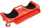 WDZCZDoo Ginocchiera professionale con 5 ruote e ripiano per attrezzi, portata 100 kg, protezione ergonomica per ginocchia, per costruzione, giardino, riparazione auto, colore: rosso/nero