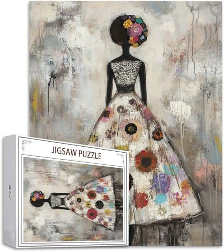 Puzzle 5000 Pièces Adultes Robe de mariée Puzzle Enfant, Puzzles pour Adultes Jeu éducatif Défi Jouets, Puzzles Femme à Faire soi-même pour Décoration Murale Maison, Jeux d'activités Familiales D-742