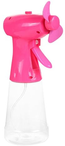 lisutupode 350 ml tragbarer Zerstäuberventilator, 22 x 8 x 10 cm, Handzerstäuber, Ventilator mit einer Flasche, batteriebetrieben für Reisen, Camping und
