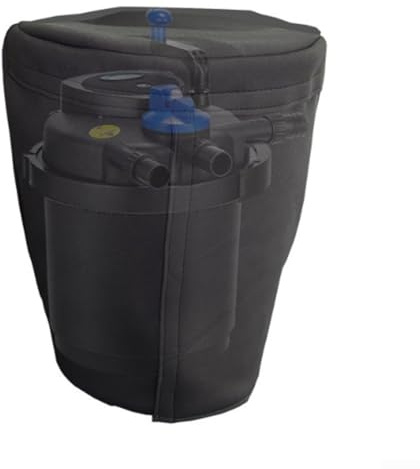 Isolationsabdeckung für unter Druck stehende biologische Teichfilter, entwickelt zur Verbesserung der Wärmespeicherung und Unterstützung der Wasserfiltration im Freien