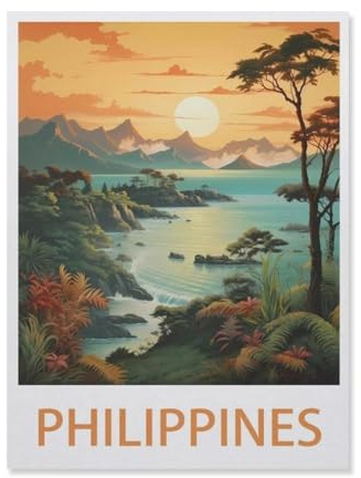 Puzzles for Adults Jigsaw Puzzles 1000 Pieces for Adults Kids，Philippines，Artwork Intellective Educational Toys Gifts（38x52cm）-EF26
