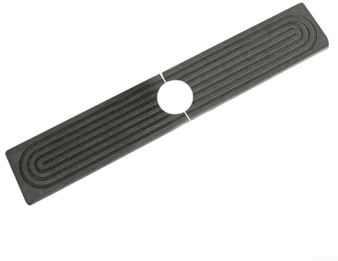Tapis d'évier en diatomite pour robinet de cuisine super absorbant à séchage rapide, pour comptoir de salle de bain, protection contre les éclaboussures (gris foncé)
