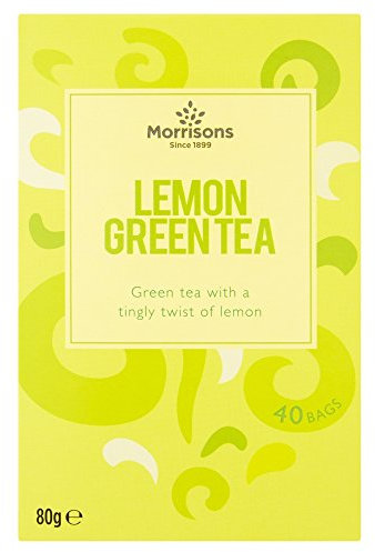 Morrisons Tè verde limone 40 sacchetti, 80g